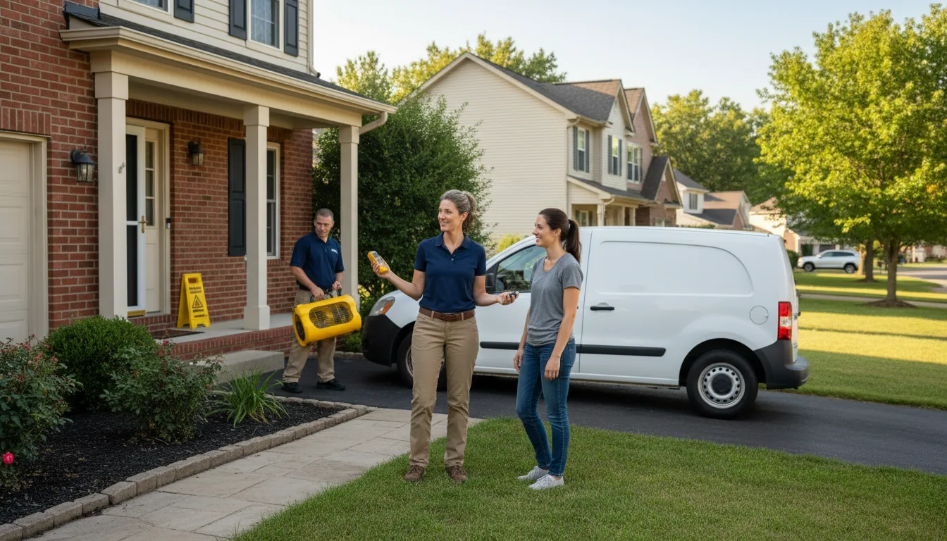 Water restoration image for Dehumidification And Cleanup Services in New Pine Creek, OR